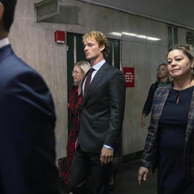 Potential jurors are questioned in the trial of a man who used a chokehold on a subway panhandler
